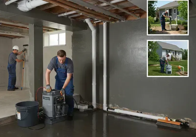 Basement Waterproofing and Flood Prevention process in Swansea, IL